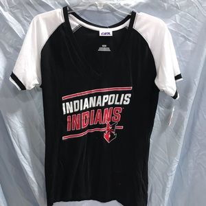 Indianapolis Indians v-neck T-shirt